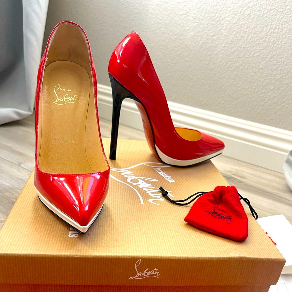 Christian Louboutin Pigalle Plato 140mm size 34.5